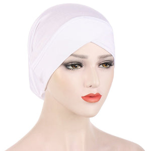 Women Solid color Under Scarf Cap turban femme musulman Ready to wear hijab cap female headscarf bonnet muslim inner hijabs | TageUnlimited