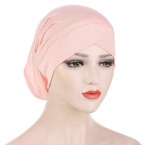 Women Solid color Under Scarf Cap turban femme musulman Ready to wear hijab cap female headscarf bonnet muslim inner hijabs | TageUnlimited
