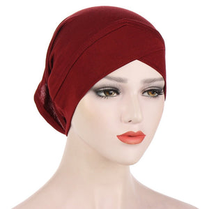 Women Solid color Under Scarf Cap turban femme musulman Ready to wear hijab cap female headscarf bonnet muslim inner hijabs | TageUnlimited
