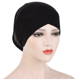 Women Solid color Under Scarf Cap turban femme musulman Ready to wear hijab cap female headscarf bonnet muslim inner hijabs | TageUnlimited