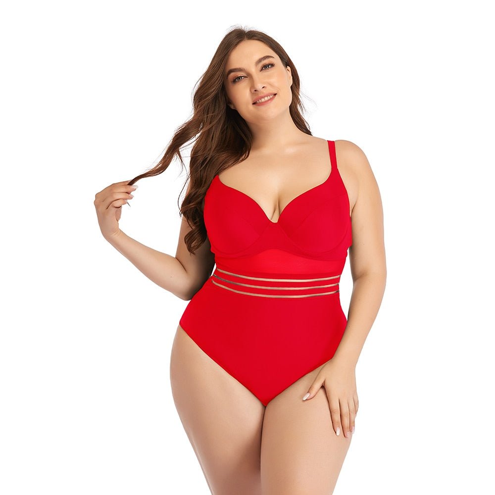 New Large Size Swimsuits For Women One Piece Plus Swimwear Sexy Swim Suit 1 piece 3xl xxl one-piece Bikini Set Bathing Suit | TageUnlimited