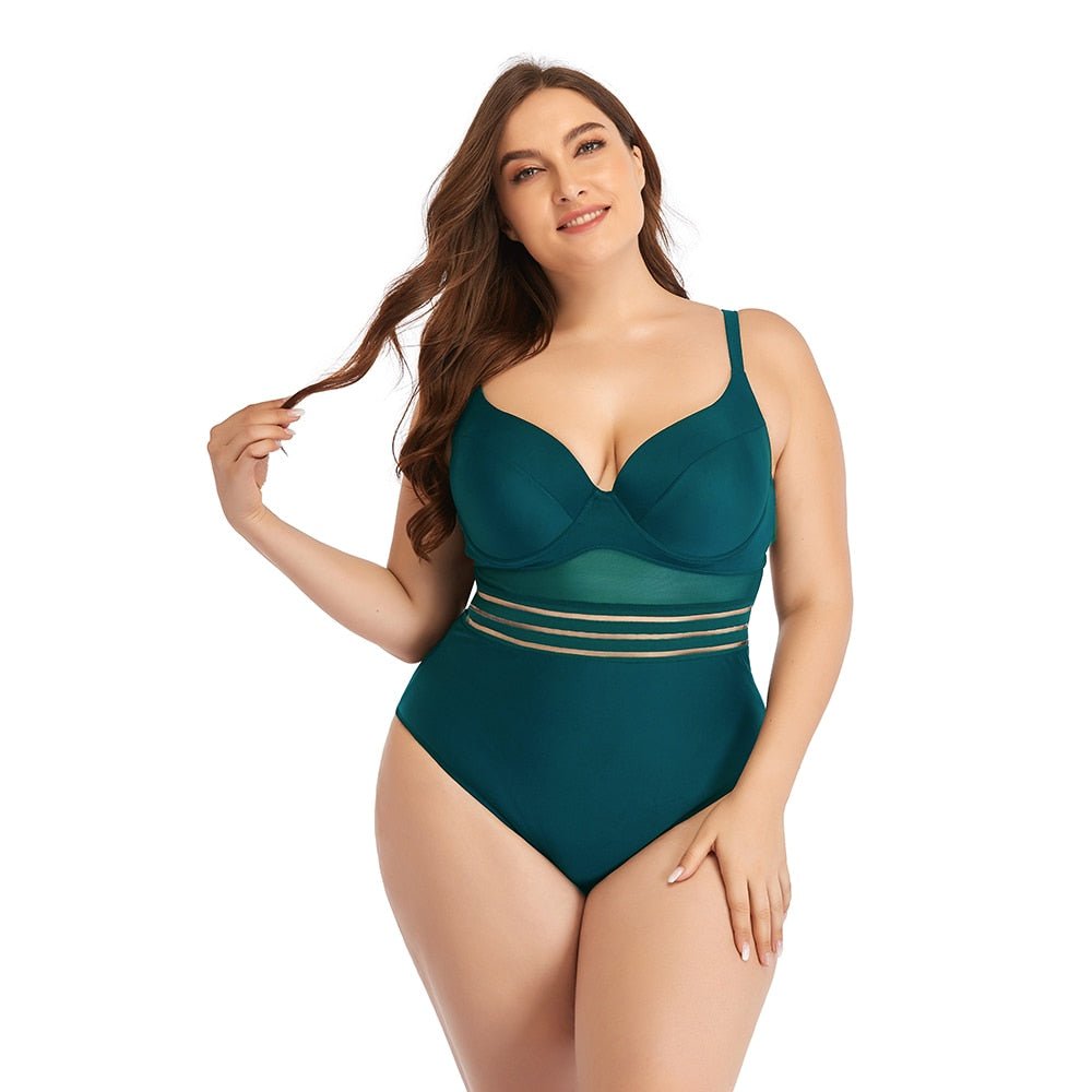 New Large Size Swimsuits For Women One Piece Plus Swimwear Sexy Swim Suit 1 piece 3xl xxl one-piece Bikini Set Bathing Suit | TageUnlimited