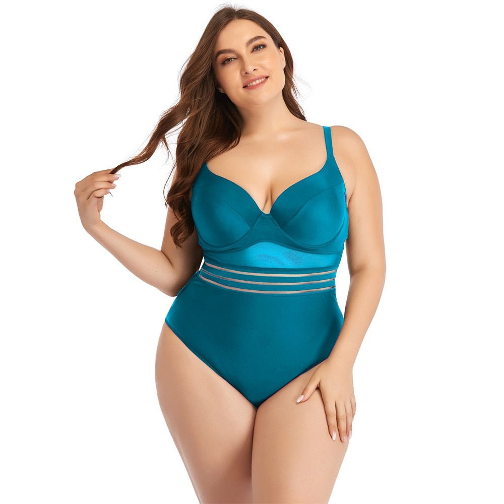 New Large Size Swimsuits For Women One Piece Plus Swimwear Sexy Swim Suit 1 piece 3xl xxl one-piece Bikini Set Bathing Suit | TageUnlimited