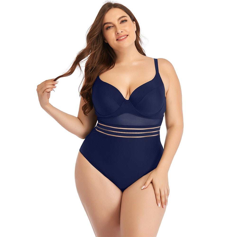New Large Size Swimsuits For Women One Piece Plus Swimwear Sexy Swim Suit 1 piece 3xl xxl one-piece Bikini Set Bathing Suit | TageUnlimited