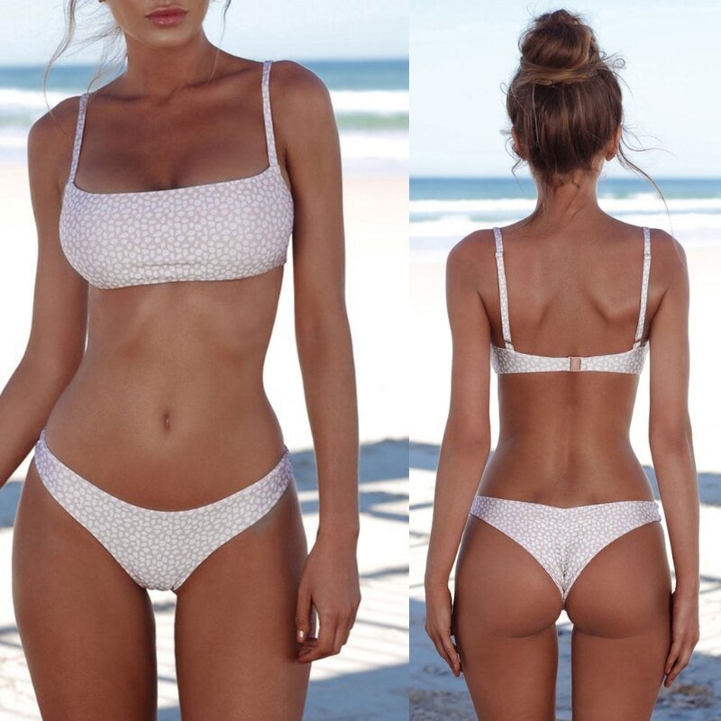 Sexy Push Up Unpadded Brazilian Bikini Set Women Vintage Swimwear Swimsuit Beach Suit Biquini Bathing Suits Drop Ship | TageUnlimited