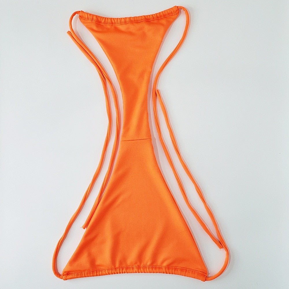 Swimwear Sexy Pleated Hollow Out Bikini Lace Up Style Manually Adjustable Size Swimwear Women Swimsuit | TageUnlimited
