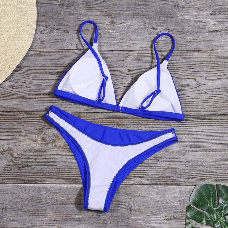 Sexy Bikini Set New Women Solid Bathing Suit Swimwear Summer Beach Wear Female Low Waist Red Swimsuit Women Sexy Beachwear | TageUnlimited