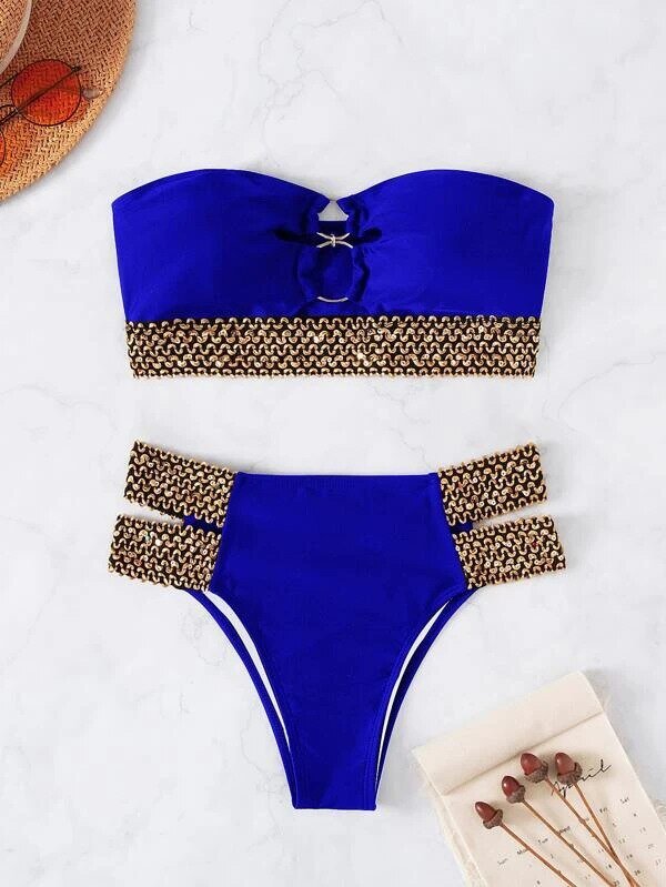 Swimsuit Female Swimwear Women Luxury Bikini Set Bather Swimming Beachwear | TageUnlimited
