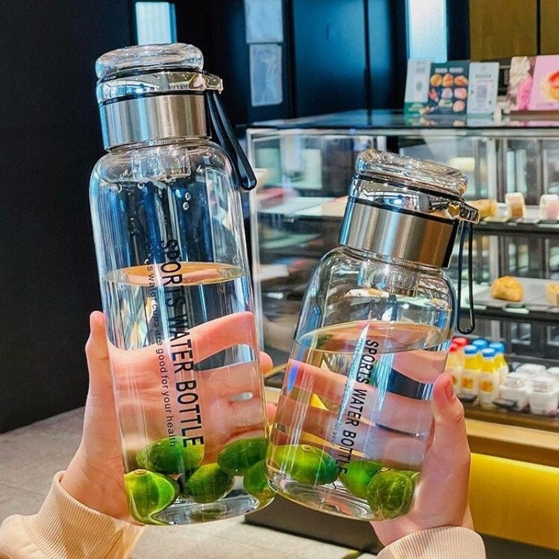 2L Large Capacity Water Bottle Transparent Milk Juice Cup Outdoor Travel Sport Portable Leakproof Drinkware Tea Glass Bottle | TageUnlimited