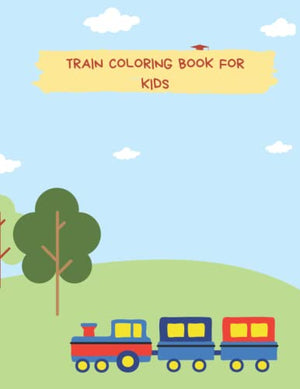 Train Coloring Book For Kids | Book, Genre Fiction | TageUnlimited