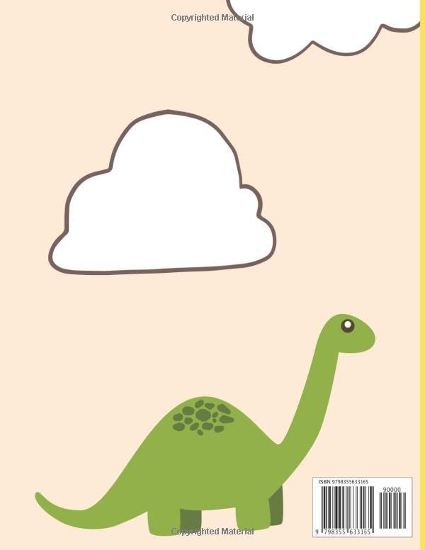 Dinosaur Scissor Skills Book for Kid