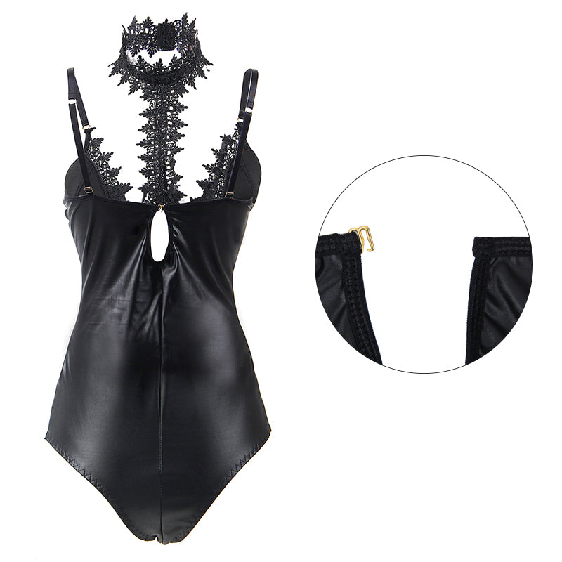 Faux leather jumpsuit | 0 | TageUnlimited