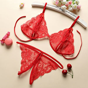 Sexy Women Lace Tulle Lingerie Set | 0 | TageUnlimited