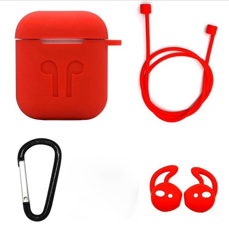 4Pcs/Set Silicone Wireless Bluetooth Earphones Case For Air pods i10 i12 i9000 tg11 Earbud Earphone accessories Protective Cover | 0 | TageUnlimited