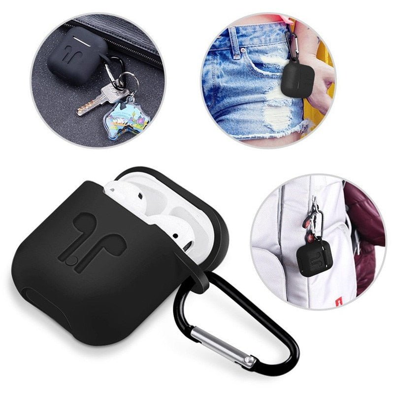 4Pcs/Set Silicone Wireless Bluetooth Earphones Case For Air pods i10 i12 i9000 tg11 Earbud Earphone accessories Protective Cover | 0 | TageUnlimited