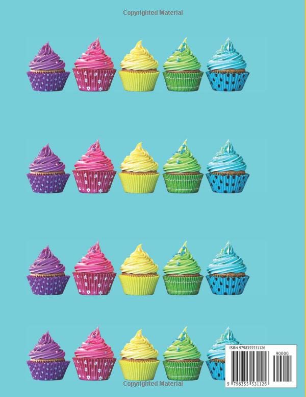 Cupcake Scissor Skills Book For Kids