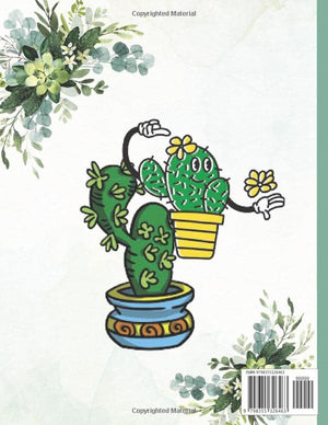 Cactus Coloring Book for Kids