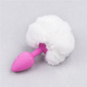 8 Colour Bunny Tail Stainless Steel Anal Plug Erotic Dildo Sexo Butt Plug Tail Anus Sex Shop Adults Game Sex Toys for Woman | TageUnlimited