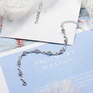 925 Sterling Silver Love Heart Bracelets For Women Zircon Bracelets on Hand Wedding Luxury Quality Jewelry Free Shipping GaaBou | 0 | Tage-Active