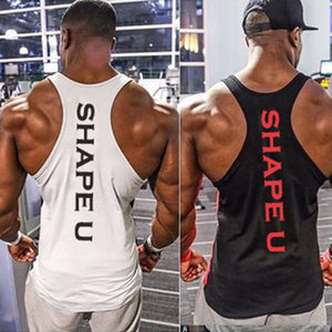Sports Running T-shirt Men Gym Fitness Tops Tee Shirt Stringer Bodybuilding Singlets Muscle Vest T Shirt Workout Shirt | TageUnlimited