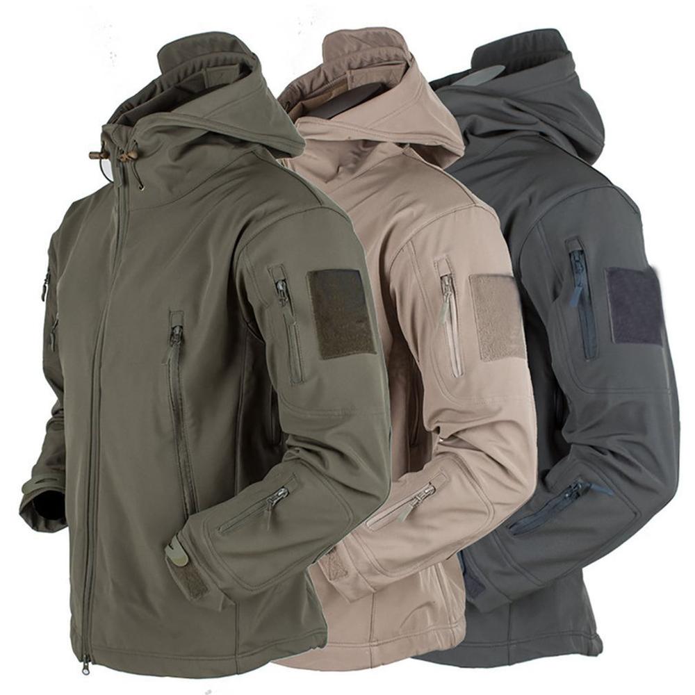 Men jacket Outdoor Soft Shell Fleece Men And Women&#39;s Windproof  Waterproof Breathable And Thermal Three In One Youth Hooded | TageUnlimited