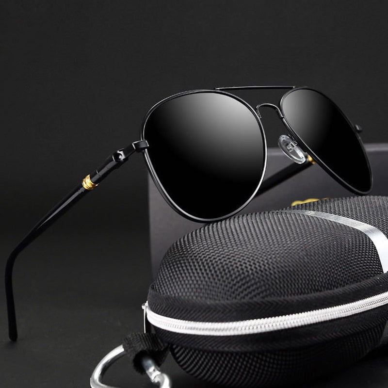 Classic Sunglasses Discoloration Sunglasses Polarized Men Driving Glasses Men Retro Brand Anti-UV Sunglasses Discolor | TageUnlimited