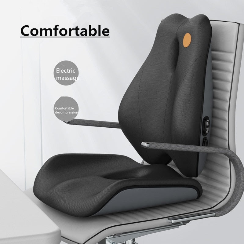 Memory Foam Seat Cushion Orthopedic Pillow Coccyx Office Chair Cushion Support Waist Back Pillow Car Seat Hip Massage Pad Sets | TageUnlimited