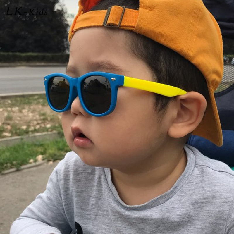 LongKeeper Kids Polarized Sunglasses TR90 Boys Girls Sun Glasses Silicone Safety Glasses Gift For Children Baby UV400 Eyewear | TageUnlimited