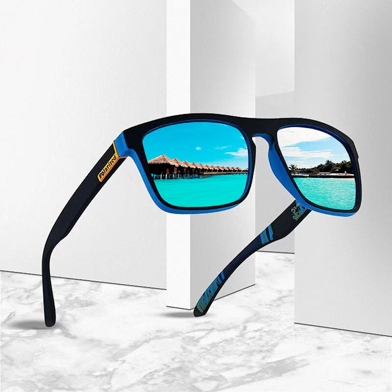 New Fashion Guy Sun Glasses Polarized Sunglasses Men Classic Design Mirror Square Ladies Sun Glasses Women | TageUnlimited