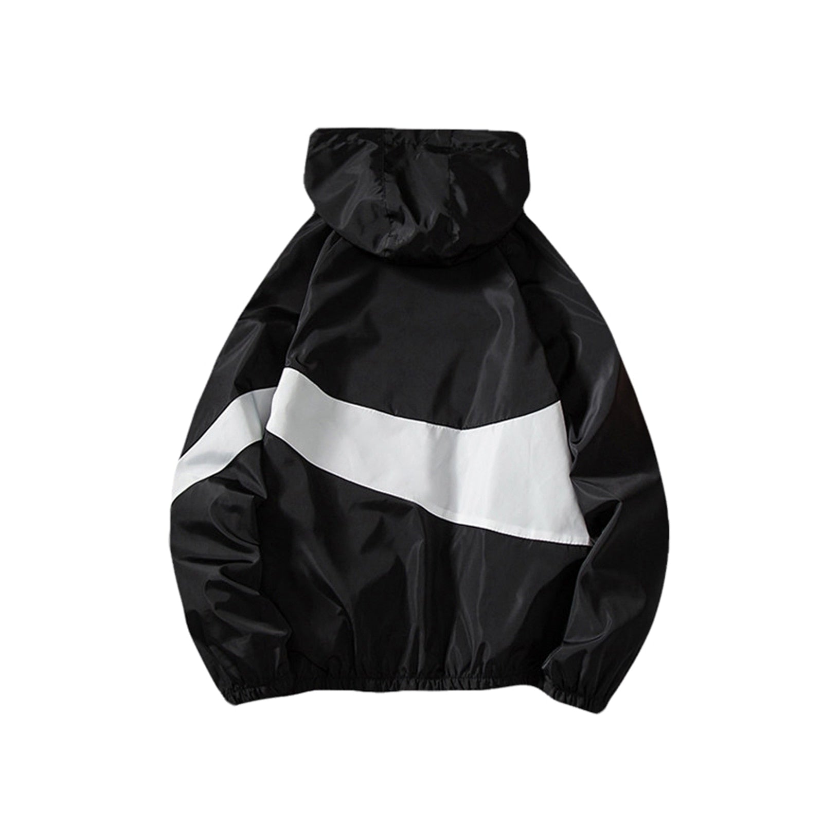 Men’s Winter Fall Thin Hoodies Outfits, Long Sleeve Color Block Zipper Hooded Sweatshirts New Fashion | TageUnlimited
