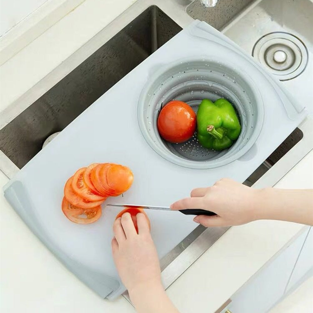 Home Kitchen Chopping Blocks Tool Foldable Cutting Board Kitchen Cutting Boards Classification Washable Chopping Board | TageUnlimited