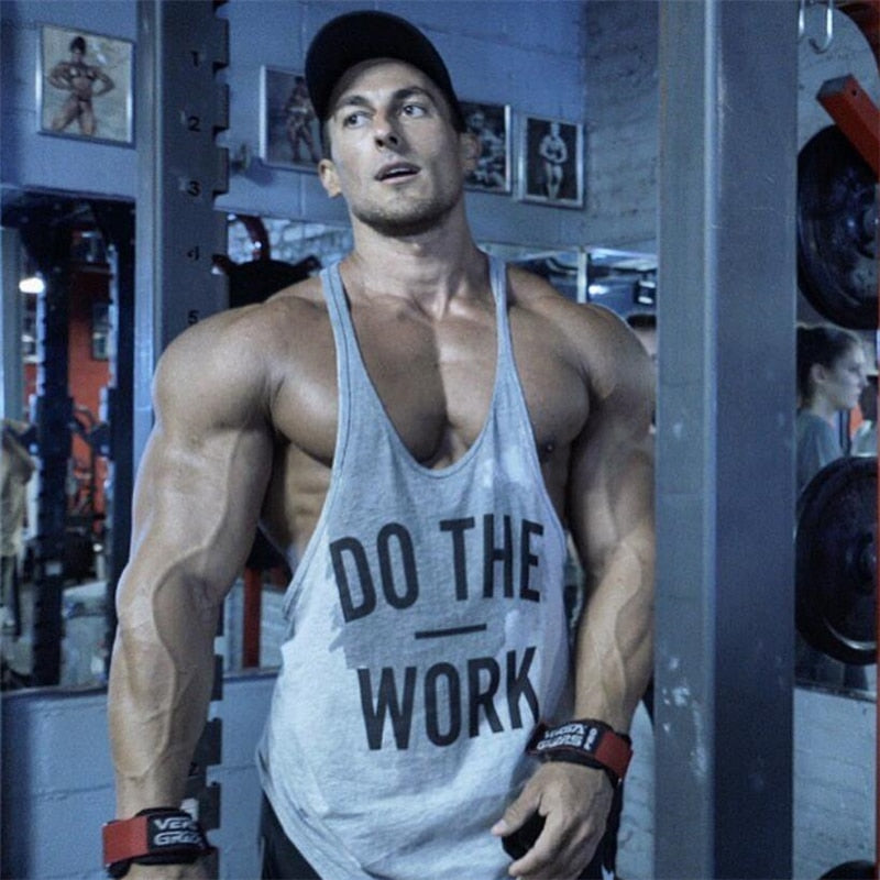 Brand Fitness Clothing Bodybuilding Singlets Tank Top Men Muscle Shirt Sportwear Vests Cotton Stringer Tops | TageUnlimited