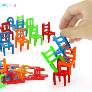 18Pcs/Set Balance Chairs Board Game Children Puzzle Stacking Chairs Toys Funny Game toys Kids Educational Balance Toys | TageUnlimited