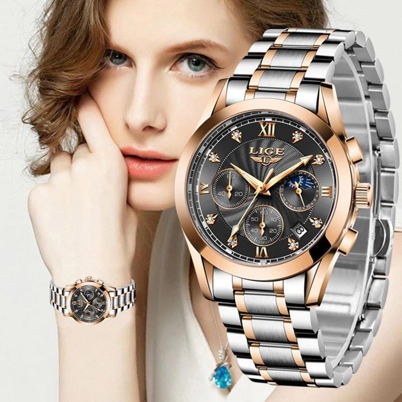 New Fashion Watch Women Watches Ladies Creative Steel Women Bracelet Watches Female Waterproof Clocks Relogio Feminino | TageUnlimited