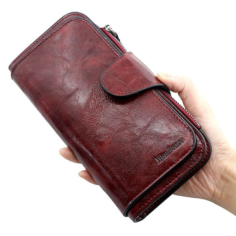 Women wallet made of leather Wallets Three fold VINTAGE Womens purses mobile phone Purse Female Coin Purse Carteira Feminina | TageUnlimited