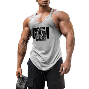 Summer Y Back Gym Stringer Tank Top Men Cotton Clothing Bodybuilding Sleeveless Shirt Fitness Vest Muscle Singlets Workout Tank | TageUnlimited