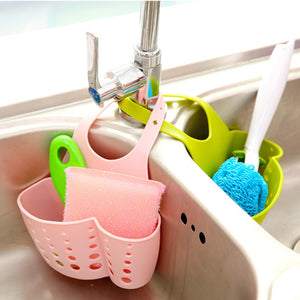 Kitchen Gadgets Portable Basket Home Kitchen Hanging Drain Basket Bag Bath Storage Tools Sink Holder Kitchen Accessory Utensils | TageUnlimited