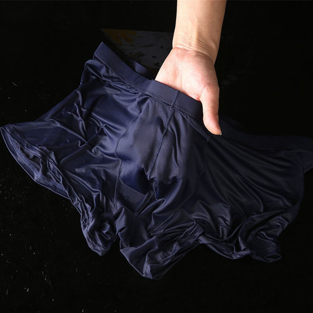 Men Briefs Wet Seductive Sexy Boxers Thin Transparent Underwear Shorts Trunks Gays Clothes Sissy Panties Fashion Bottom Shorts | TageUnlimited
