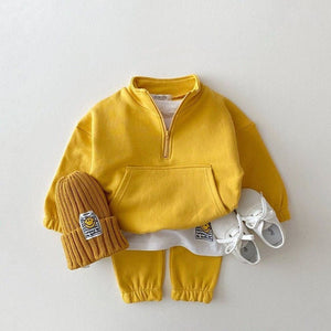 Baby Boys/Girls Clothes Children Toddler Fashion Costume Kids Tracksuits Letter Hoodies Jacket Pants 2Pcs Sets | TageUnlimited