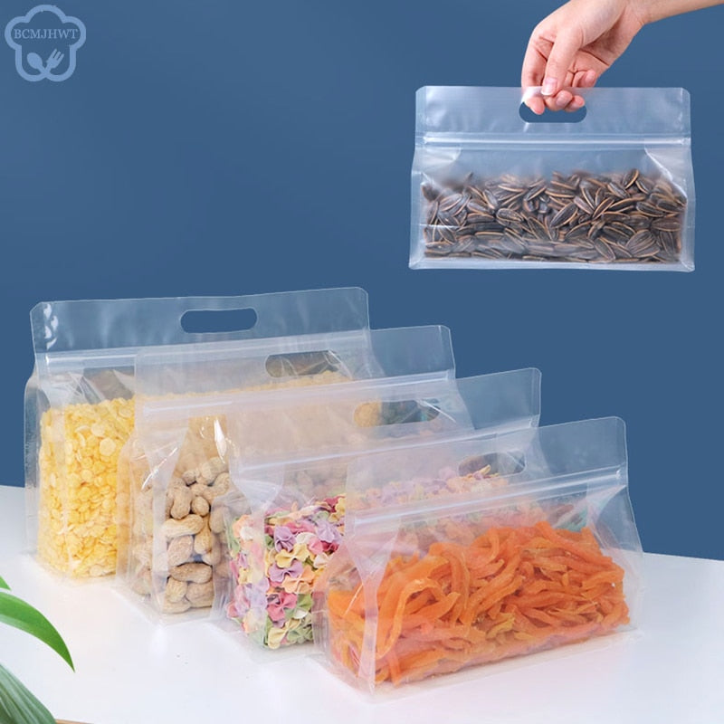 Silicone Food Storage Containers Leakproof Containers Reusable Stand Up Zip Shut Bag Cup Fresh Bag Food Storage Bag Fresh Wrap | TageUnlimited