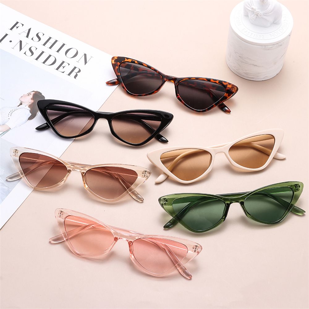 Vintage Cat Eye Sunglasses Small Rectangle Sun Glasses Brand Designer Eyeglasses For Women Shades Female Eyewear UV400 Glasses | TageUnlimited