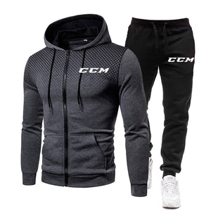 Brand New Fall Men CCM Sets Pants Clothing Sweatsuit Cardigan Fashion Hoodies Clothes Trousers Sportswear Sweatpants Tracksuits | TageUnlimited