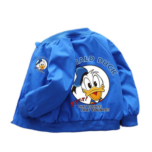 Spring Baby Boys Girls Coats Cartoon Mickey Zipper Hoodies Jacket For Kids Sweatshirt Children Windbreaker Outerwear 1-6 Years | TageUnlimited