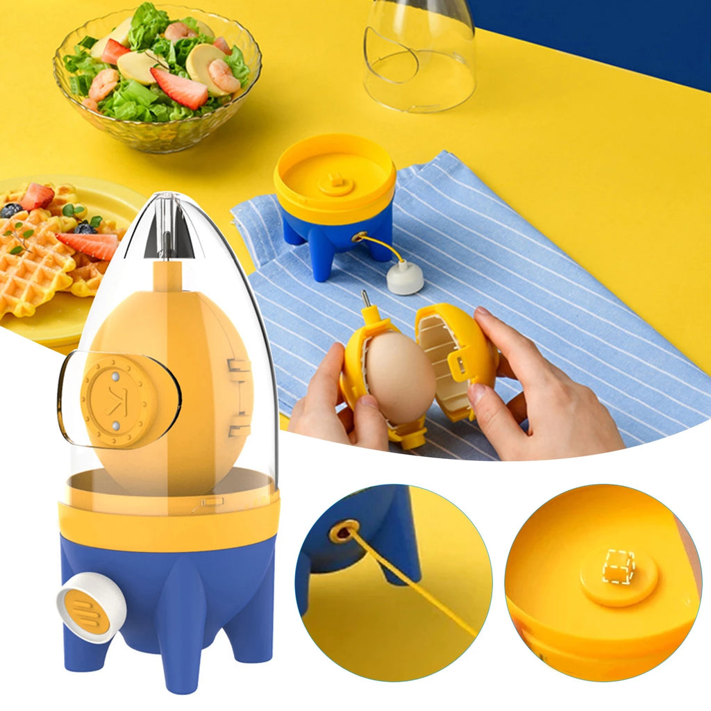 Rocket Manual Golden Egg Puller Scrambler Household Egg White Yolk Mixer Albumen Blender Without Breaking Eggs Kitchen Tools | TageUnlimited