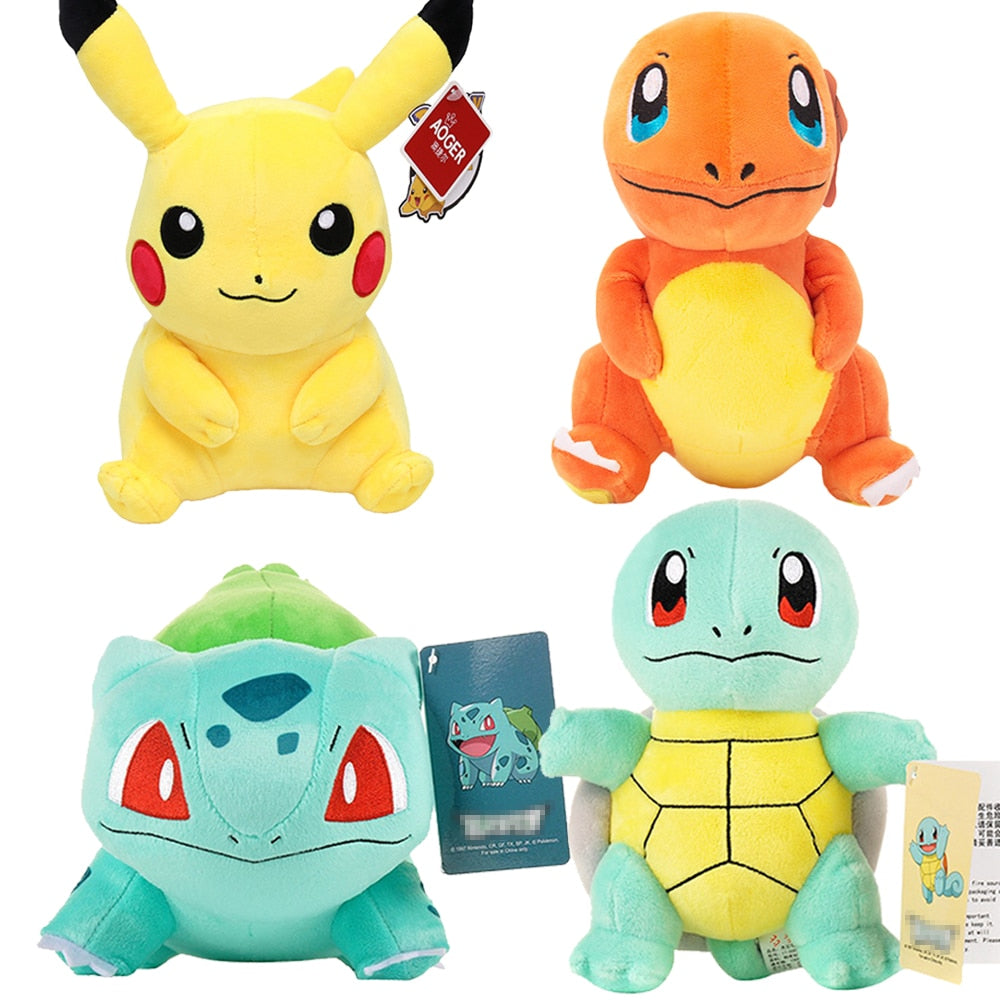 40 Styles Pokemon Plush Charmander Squirtle Pikachu Plush Bulbasaur Anime Stuffed Animal Toy Peluche Pokemon Doll Gift for Kid | TageUnlimited