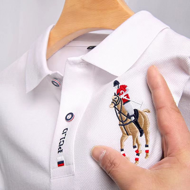 High quality men's spring and summer new cotton polo shirt top, business leisure sports short-sleeved T-shirt s-4xl | TageUnlimited