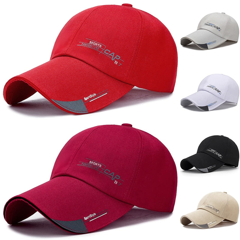 Fashion Men&#39;s Summer Hat Sport Baseball Caps Outdoor Running  Visor Cap Sunscreen Cotton Mesh snapback Caps For Men women | TageUnlimited
