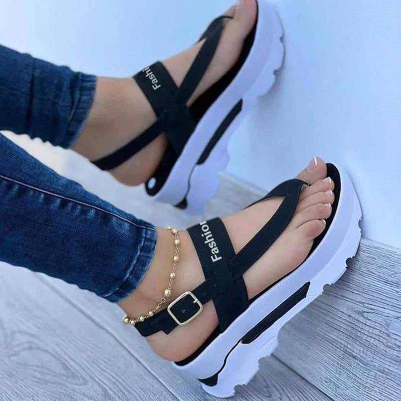 Women Sandals New Platform Sandals For Summer Wedges Shoes Women Platform Heels Sandalias Mujer Luxury Summer Flip Flops | TageUnlimited