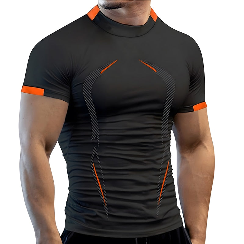 Quick Dry Summer Running Shirt Sport Shirt Sport T-shirt Man Training Man T-shirt Fitness Top Oversized Short Sleeved Clothing | TageUnlimited