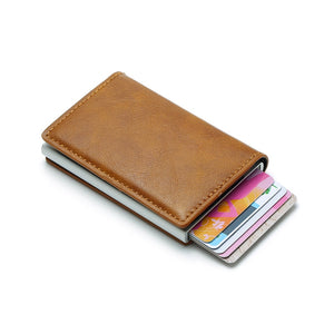 Credit Card Holder for Men Bank Cards Holders Leather RFID Wallet Mini Money Clips Business Luxury Women Small Purse | TageUnlimited